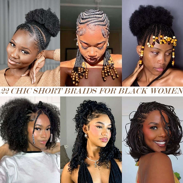 22 Chic Short Braid Hairstyles for Black Women