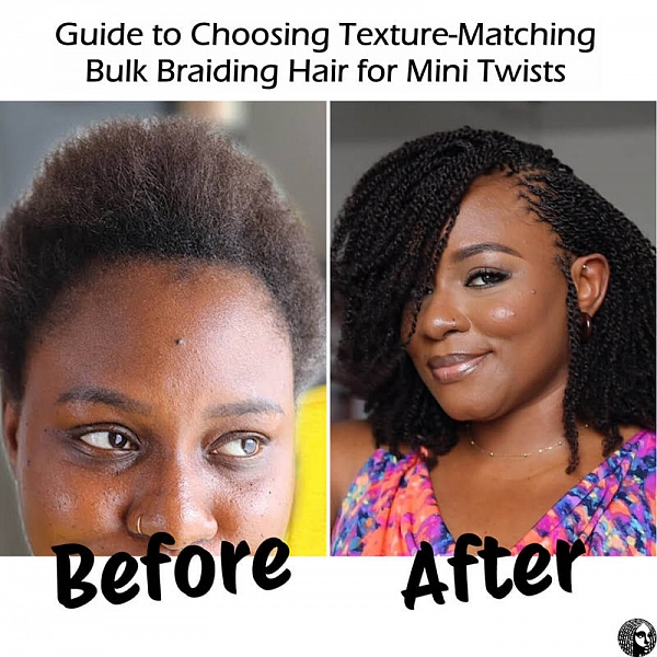Guide to Choosing Matching Textured Bulk Braiding Hair for Mini Twists