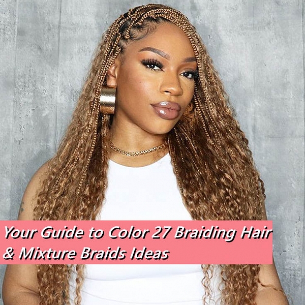 Your Guide to Color 27 Braiding Hair & Mixture Braids Ideas