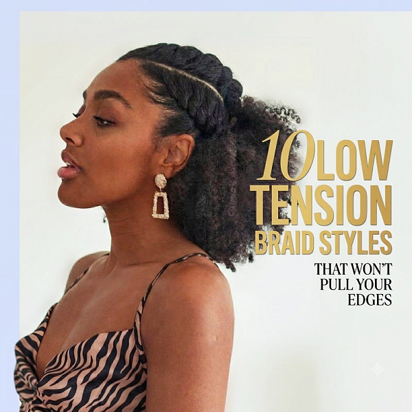 10 Low Tension Braid Styles that Won’t Pull Your Edges
